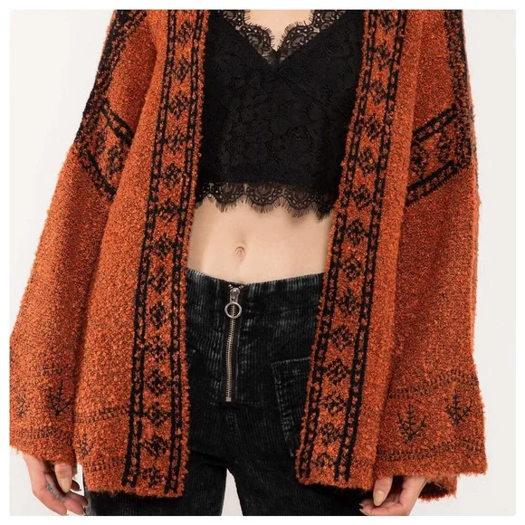 POL Indiana Jones Open Front Cardigan - Picture 4 of 14